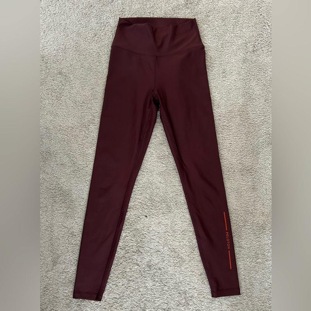 Peloton Burgundy Activewear Leggings
